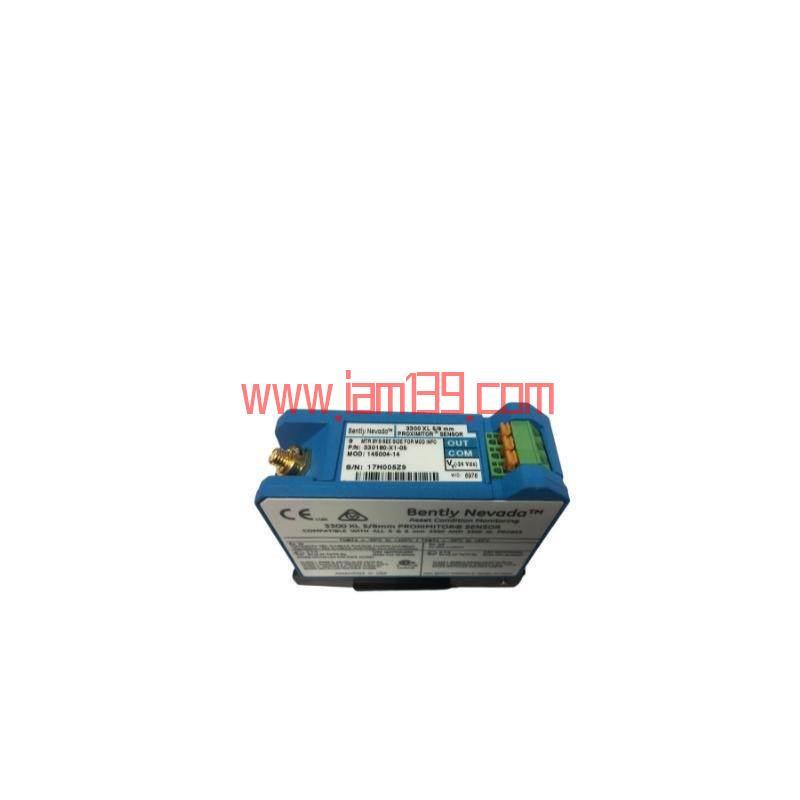 
Bently Nevada 330180-X1-05 Proximitor传感器，工业控制精密测量