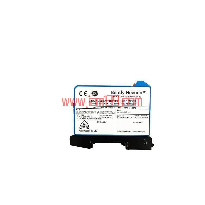 
Bently Nevada 330780-X1-CN: 148367-16, 3300 XL, 11mm接近传感器