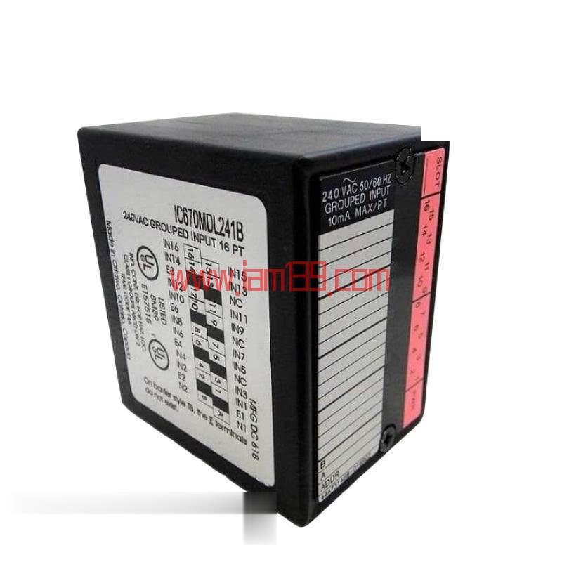 
GE IC670MDL241：工业自动化高性能240VAC输入模块