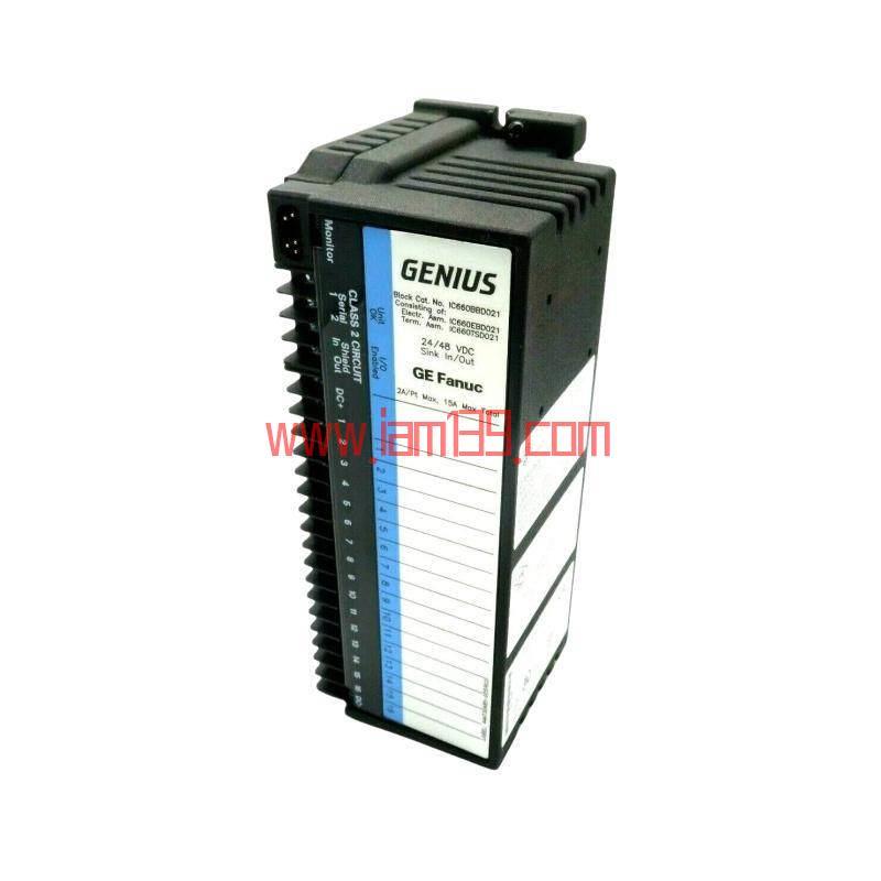 
通用电气 IC660BBD021 GE Fanuc 工业控制系统串行I/O模块