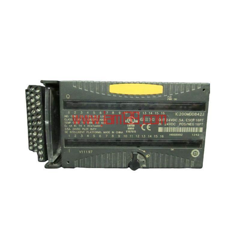 
GE IC200MDD842J：工业自动化精密模块化控制