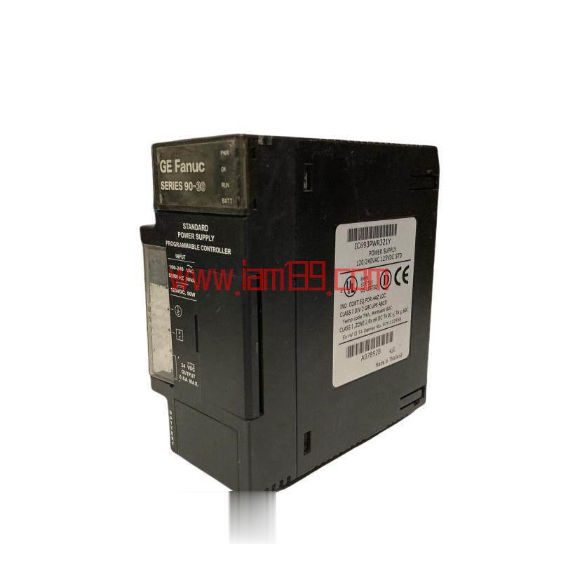 
GE IC693PWR321Y 标准电源模块