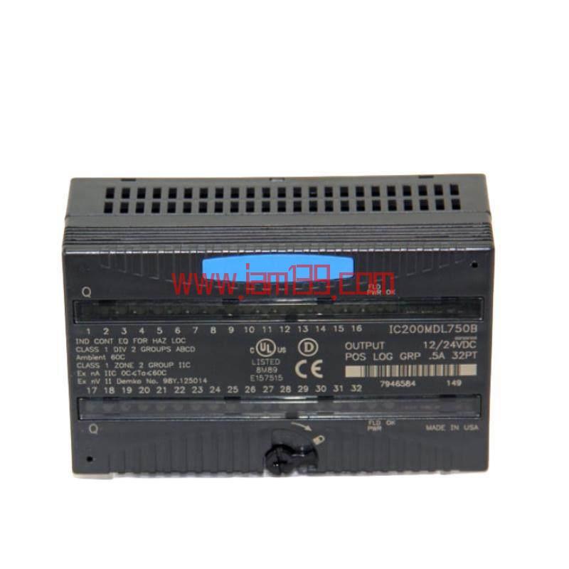 
GE IC200MDL750: VersaMax 离散输出模块，专为工业自动化设计