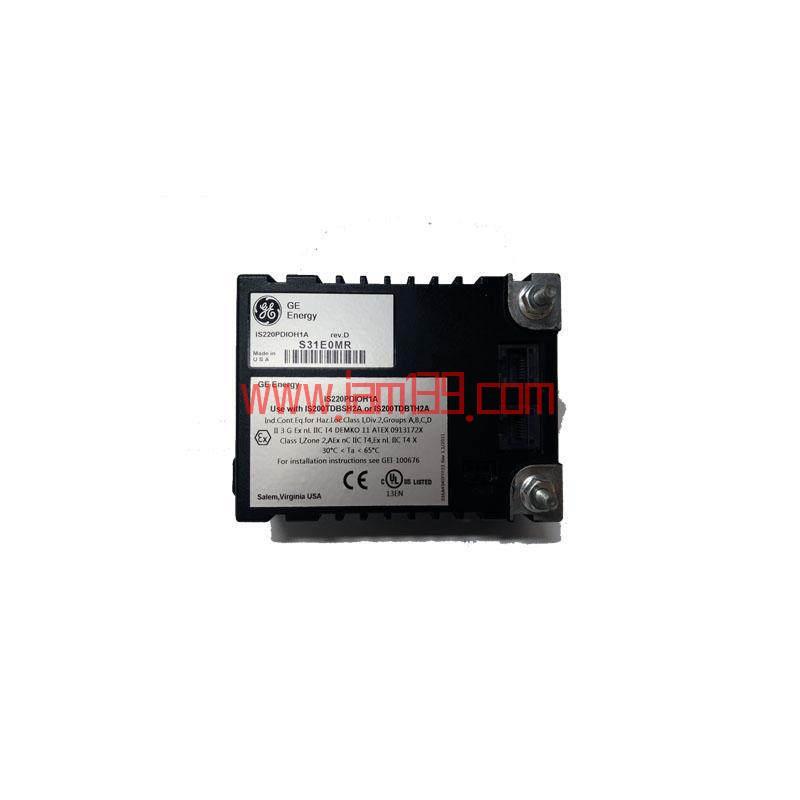 
GE IS220PDIOH1A REV D | 工业PLC与汽轮机控制系统解决方案