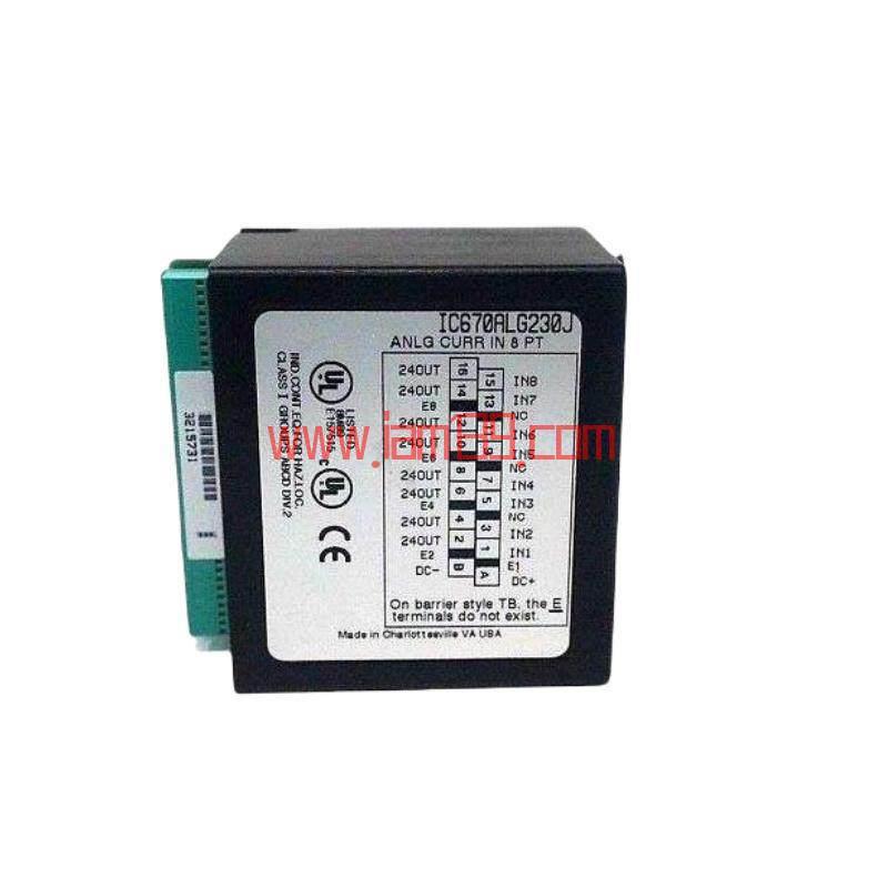 
GE IC670ALG230 8通道模拟量输入电流模块 - PLC组件