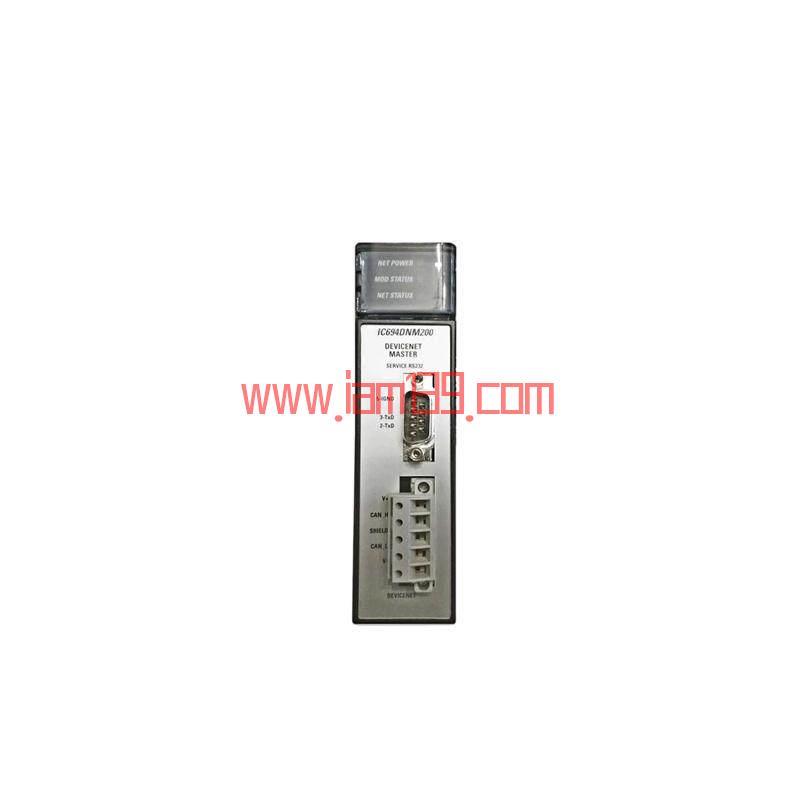
GE IC694DNM200 DeviceNet 主站模块 - 工业自动化控制