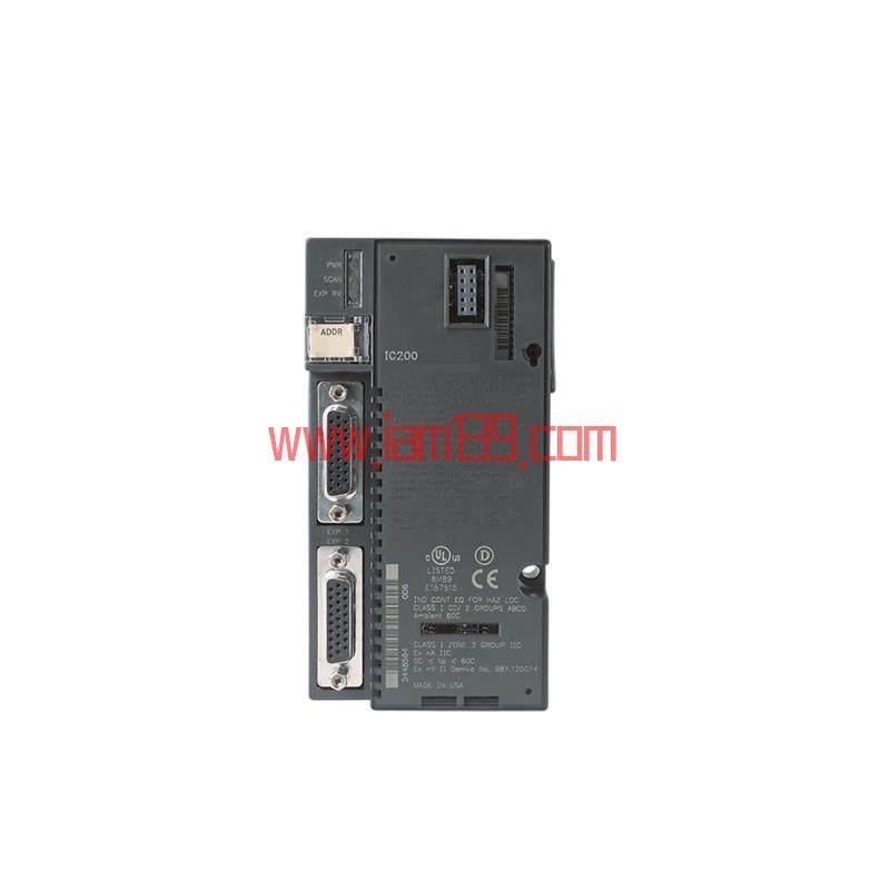 
GE IC200PNS001 工业控制系统远程I/O单元