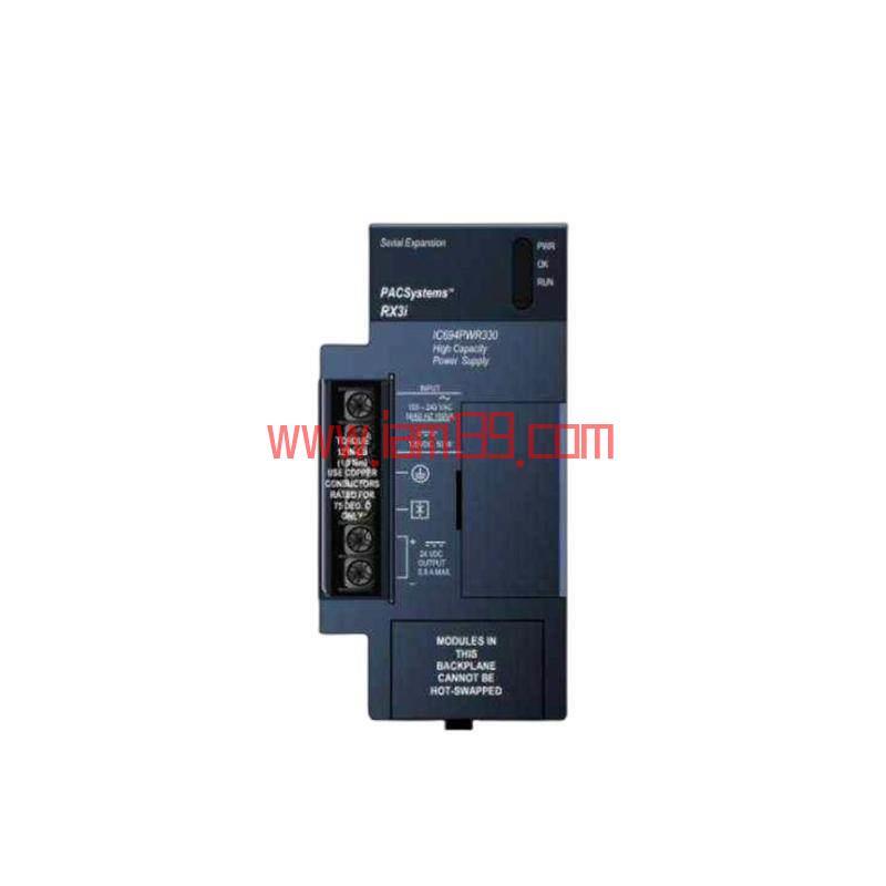 
GE IC694PWR331：工业控制系统用高功率PLC模块