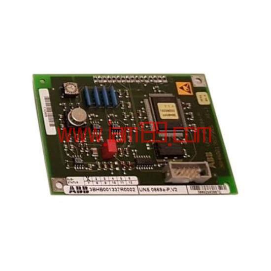 ABB 3bhb001337r0002 UN869A-P V2 - 工业自动化高级控制模块
