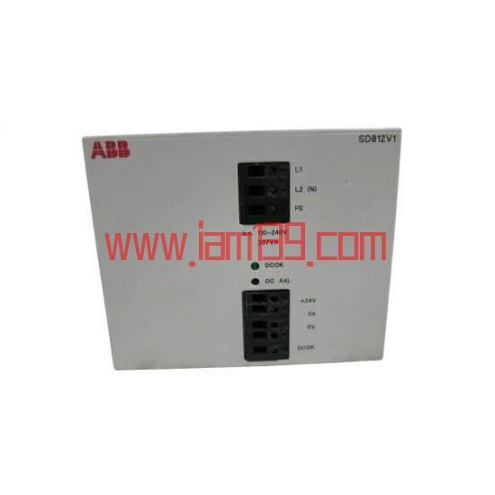 
ABB SD812V1 3BSC610045R2 电源供应模块
