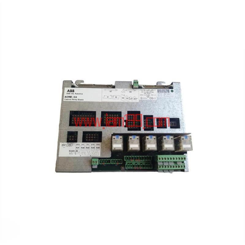 
ABB ACRB-033HNE08250-1 安全控制柜继电器板：工业安全解决方案
