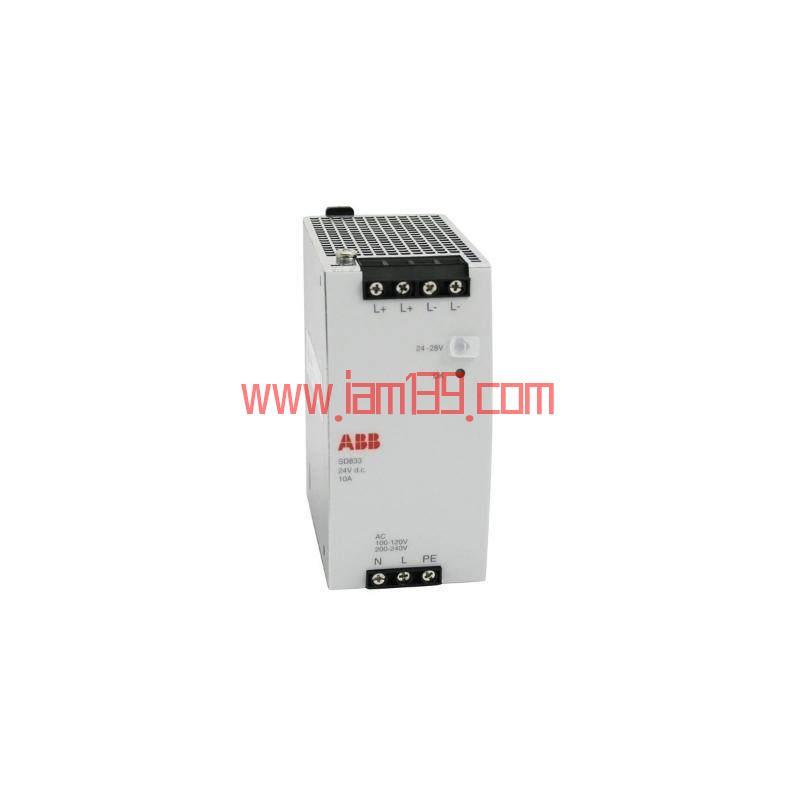 
ABB SD833 | 800xA系列 | 高效工业电源管理解决方案