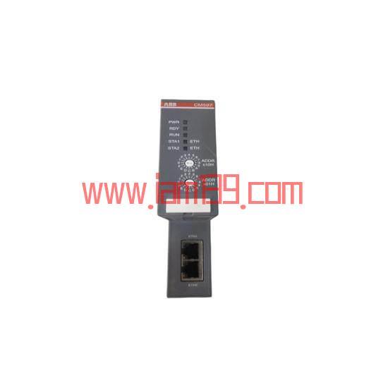 
ABB CM597ETH 1SAP173700R0001 通信模块：先进的、可靠的、可扩展的以太网通信解决方案