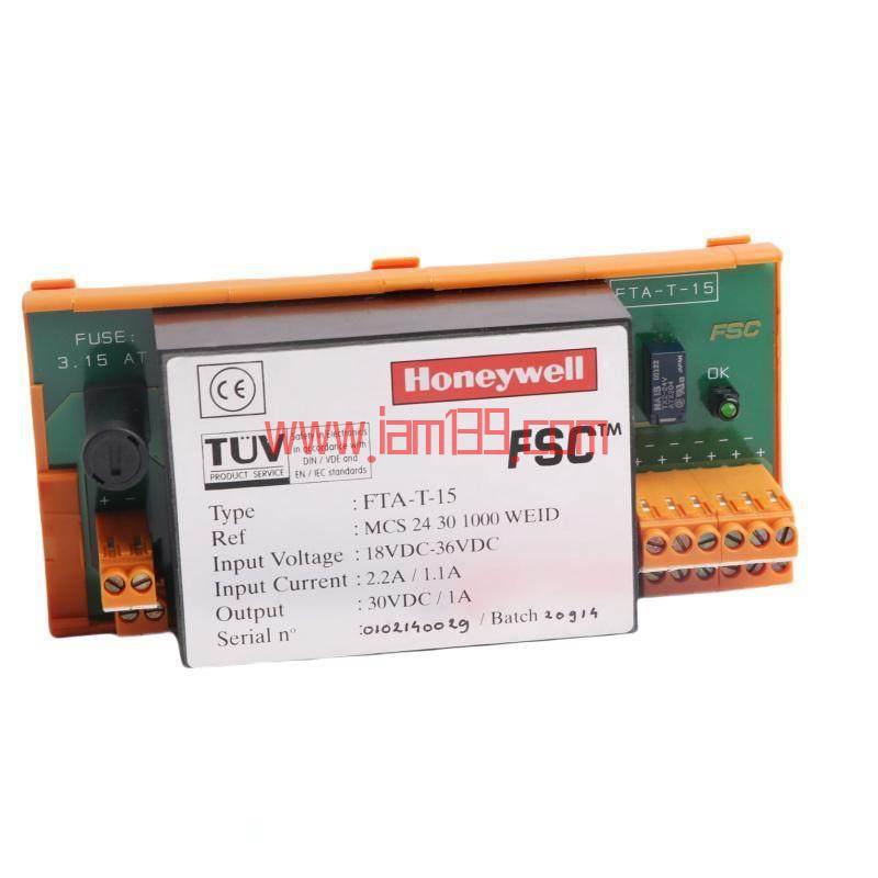 
霍尼韦尔 FTA-T-15 数字输入模块：工业自动化中的精准控制