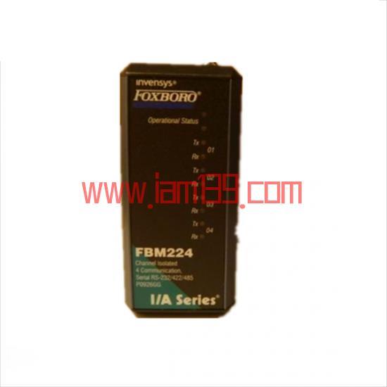 
FOXBORO P0914XS/FBM237：专为先进控制系统设计的通道隔离输出接口模块