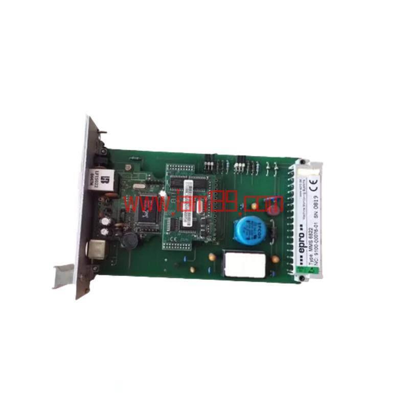 
EPRO MMS6822 机械监控模块 - 工业效率的先进控制方案