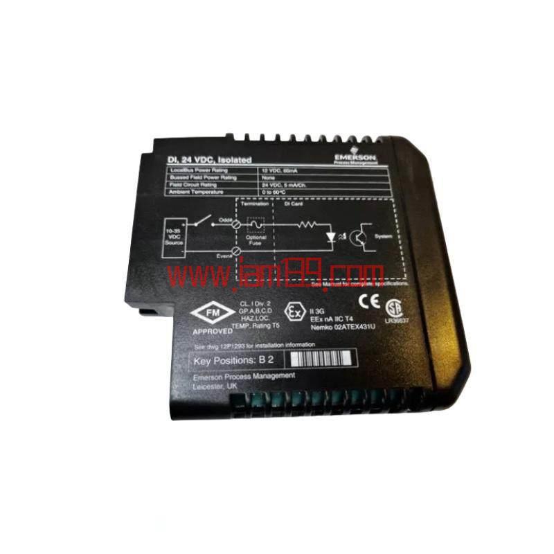 
EMERSON KJ3001X1-BA1 1290549X152 - 高级工业控制模块