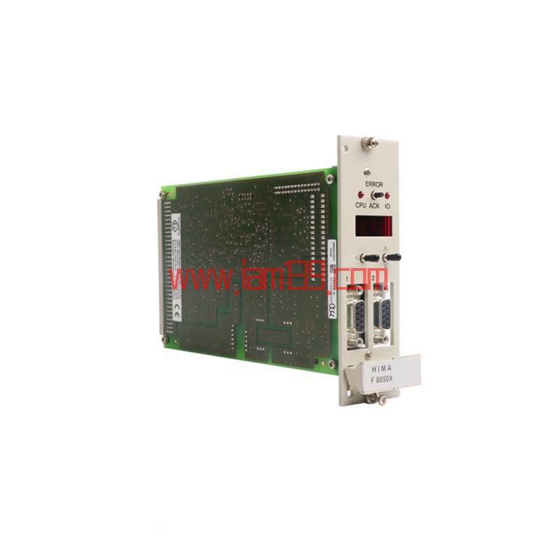 
HIMA F8650X CPU模块 - 工业控制解决方案